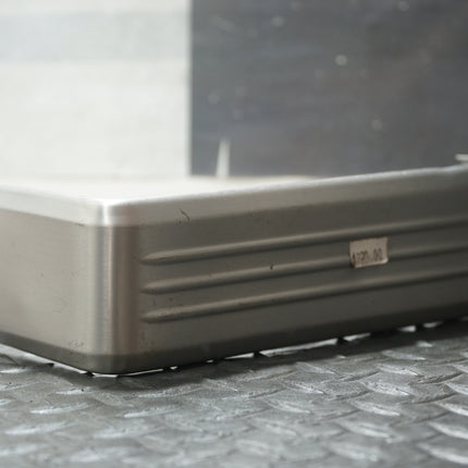 Harley Dyna 06+ Battery Cover Chrome w/ Brushed Aluminum or Stainless Trim