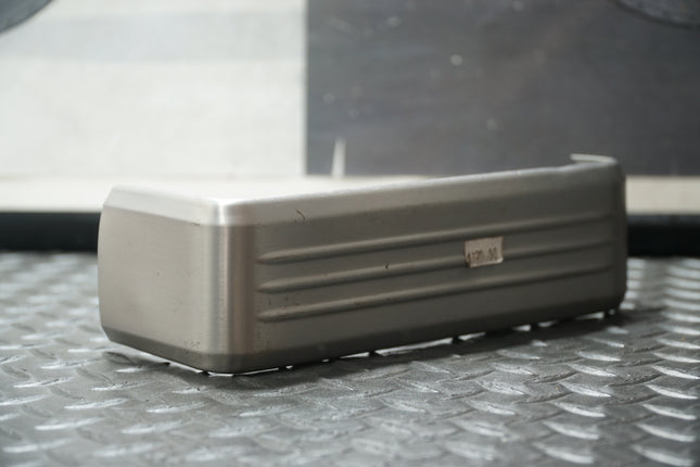 Harley Dyna 06+ Battery Cover Chrome w/ Brushed Aluminum or Stainless Trim