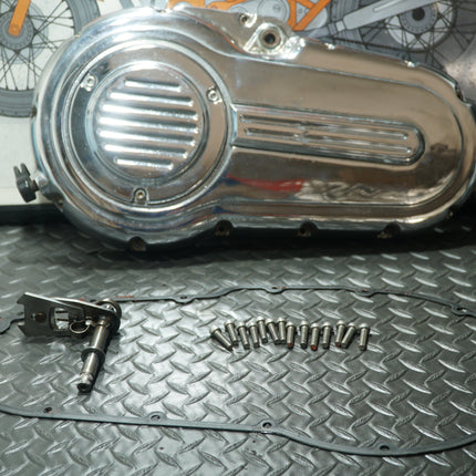 1999 Victory V92C Clutch Cover w/ Stator Gasket Bolts & Shift Shaft Ratchet