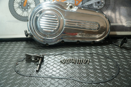 1999 Victory V92C Clutch Cover w/ Stator Gasket Bolts & Shift Shaft Ratchet photo 2
