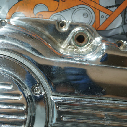 1999 Victory V92C Clutch Cover w/ Stator Gasket Bolts & Shift Shaft Ratchet