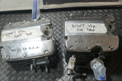 Victory V92C Sport Deluxe Cylinder Heads Cylinders Pistons Valves OEM Top End photo 12