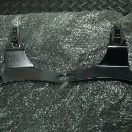 Harley Softail 2000+ Detachable Chrome Backrest Sissy Bar Passenger Brackets