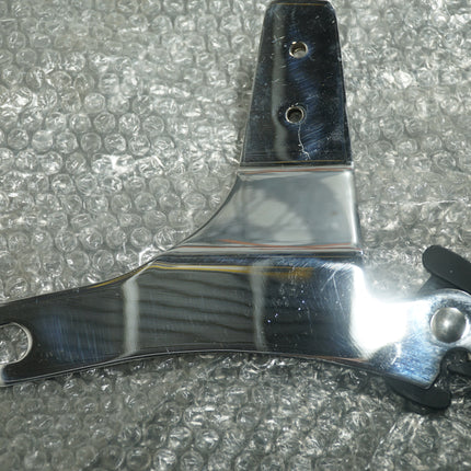 Harley Softail 2000+ Detachable Chrome Backrest Sissy Bar Passenger Brackets