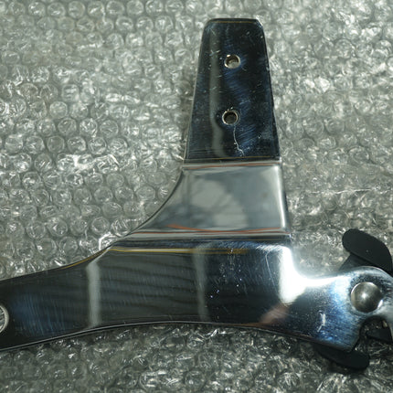 Harley Softail 2000+ Detachable Chrome Backrest Sissy Bar Passenger Brackets