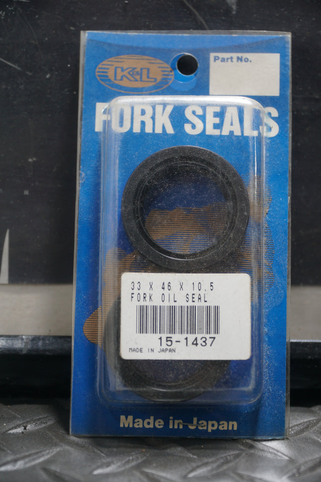 NEW K&L Fork Seals 15-1437 for Honda XL200 CB350 CL350 CL360 SL350 CB400 CX500
