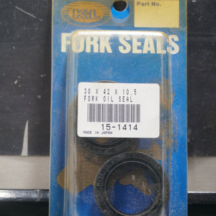 NEW K&L Supply Fork Seals 30x42x10.5mm 15-1414 Suspension Seal Set