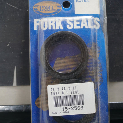 NEW K&L Supply Fork Oil Seals 36x48x11mm 15-2566 ARS Suspension Set