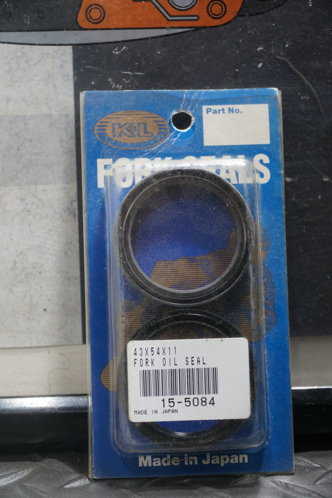 NOS Honda VFR750R RC30 CBR600F F4i Fork Seals K&L 15-5084 Front Set