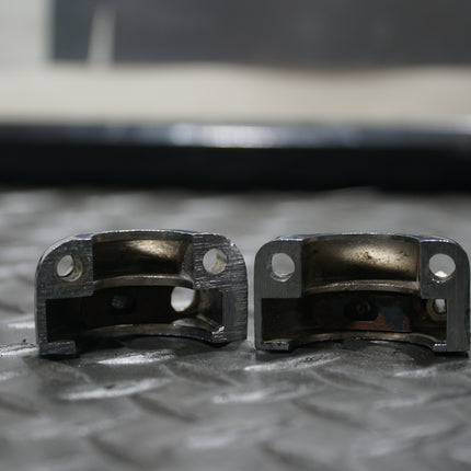 Vintage Motorcycle Lower Throttle Clamps 7/8” Bars 1940s Pair
