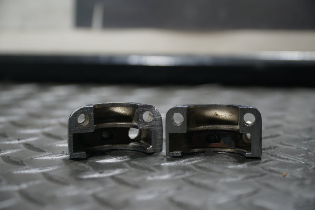 Vintage Motorcycle Lower Throttle Clamps 7/8” Bars 1940s Pair