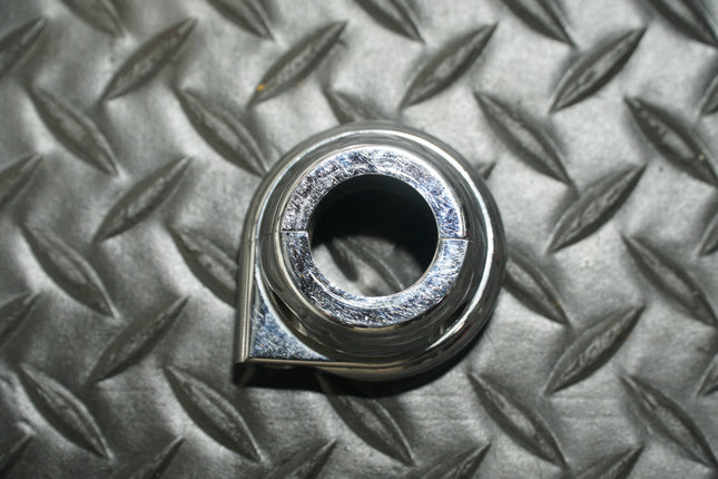 S&S Cycle, Throttle Grip Clamp, Harley Throttle Clamp, Chrome Throttle Clamp, 19-0222, S&S Parts, Motorcycle Controls, Vintage Harley Parts