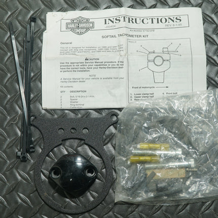 HARLEY DAVIDSON SOFTAIL SPEEDOMETER TACHOMETER BRACKET KIT FLSTN 67346-04