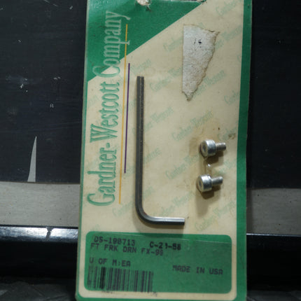 Gardner Westcott Chrome Fork Drain Plugs Allen 39mm Tubes 1984-2015 C-20-58