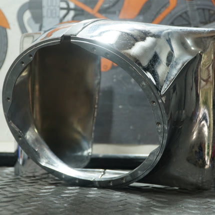 V-FACTOR Chrome Headlight Housing Cover FL 4-Speed 1960-84 Wide Glide 49-59