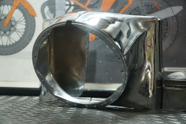 V-FACTOR Chrome Headlight Housing Cover FL 4-Speed 1960-84 Wide Glide 49-59
