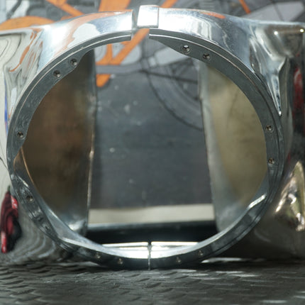 V-FACTOR Chrome Headlight Housing Cover FL 4-Speed 1960-84 Wide Glide 49-59