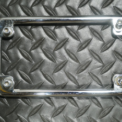 American Motorcycle Chrome Metal License Plate Frame Rare Vintage Style