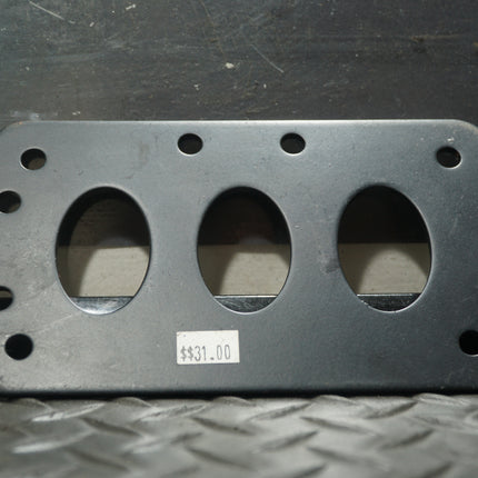 Motorcycle 7/8” 22mm License Plate Holder Metal Bracket Universal
