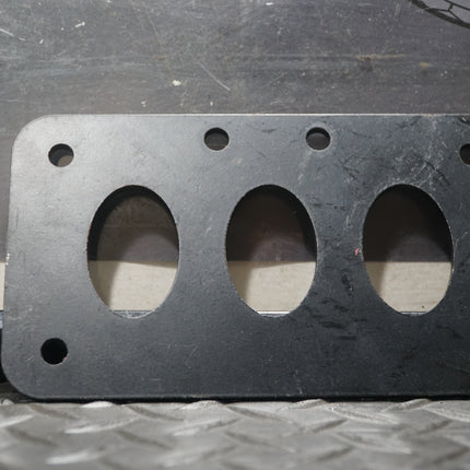 Motorcycle 7/8” 22mm License Plate Holder Metal Bracket Universal