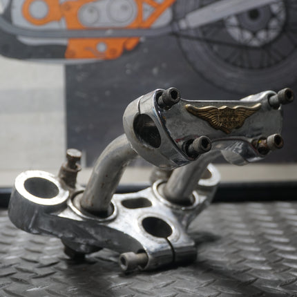 2000 Harley Sportster XL883 Top Triple Tree Clamp w/ 6” Risers & Clamp