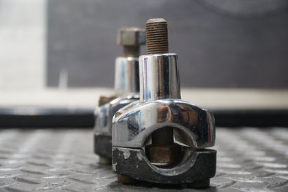 Harley OEM 56106-74A Handlebar Risers Clamp Bushing Allen Bolts FXR FLHS photo 6