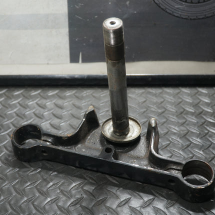 1989 Harley Softail Lower Triple Tree Clamp Steering Stem OEM