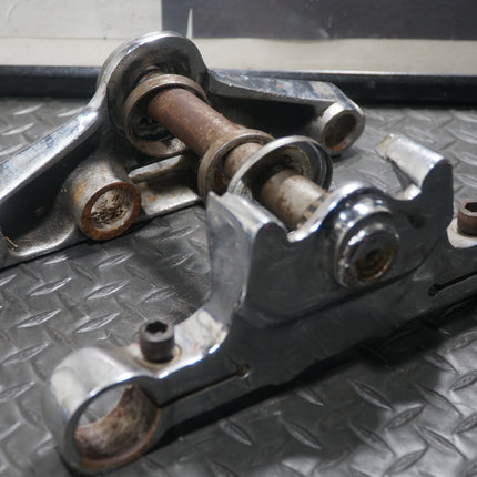 2004 Harley FXDWGI Dyna Wide Glide Chrome Upper & Lower Triple Tree Set OEM