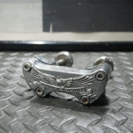 Harley Softail FXSTC Dyna Wide Glide Handlebar Riser Top Clamp Brackets OEM