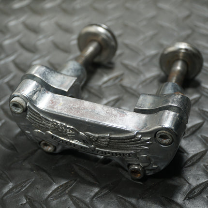 Harley Softail FXSTC Dyna Wide Glide Handlebar Riser Top Clamp Brackets OEM