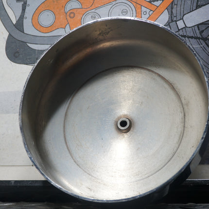 Vintage Harley Linkert Carburetor 7” Smooth Chrome Air Cleaner Cover