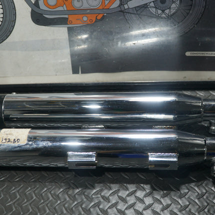 Harley Sportster 883 1200 Muffler Exhaust Set Aftermarket Black New