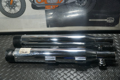 Harley Sportster 883 1200 Muffler Exhaust Set Aftermarket Black New photo 2