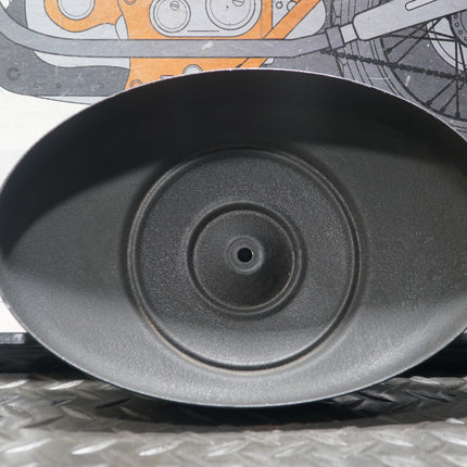OEM Harley Heritage Softail Oval Air Cleaner Filter Cover Wrinkle Black Finish