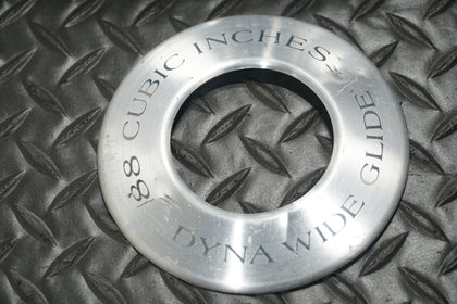 Harley Dyna Wide Glide 88CI Chrome Air Cleaner Cover OEM w/ Optional Center Piece photo 3