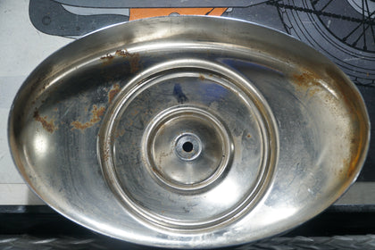 Harley Dyna Wide Glide 88CI Chrome Air Cleaner Cover OEM w/ Optional Center Piece photo 4