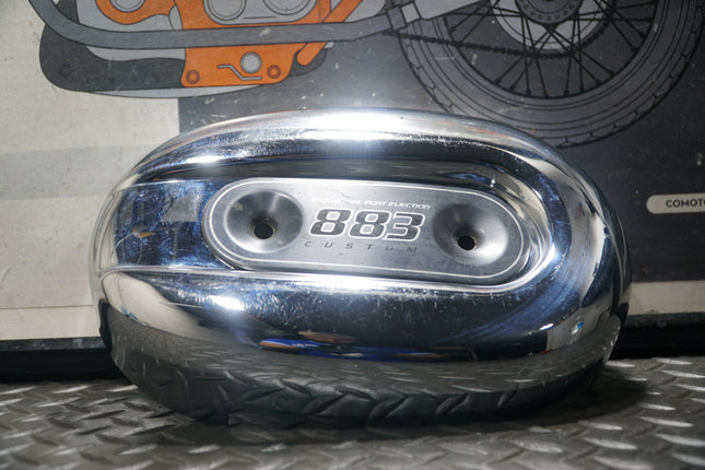 08-09 Harley-Davidson Sportster XL883 Custom Chrome Air Filter Cover OEM