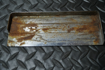1970-78 Harley XLCH Ironhead Sportster Chrome Battery Box Top OEM Rusty photo 2