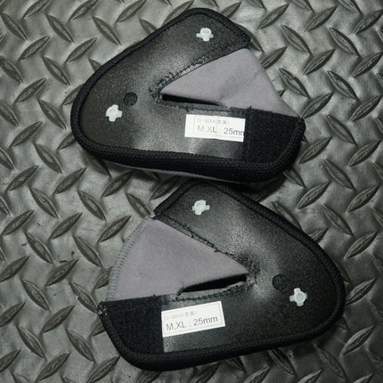 Castle X-Small Helmet Cheek Pads 35mm & 25mm Options – 60-1401C Replacement