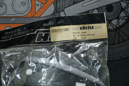 Castle AC-10 Helmet Cheek Pads 59-9648F – XXL 20mm, XL 25mm, Large 30mm photo 4