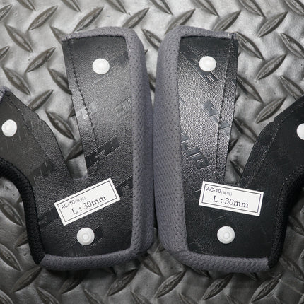 Castle AC-10 Helmet Cheek Pads 59-9648F – XXL 20mm, XL 25mm, Large 30mm