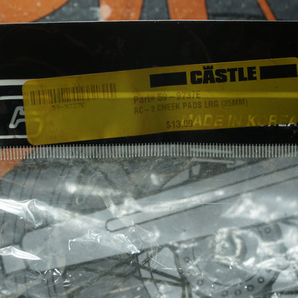 Castle AC-3 Helmet Cheek Pads 59-9737E – Large 35mm & Small 35mm