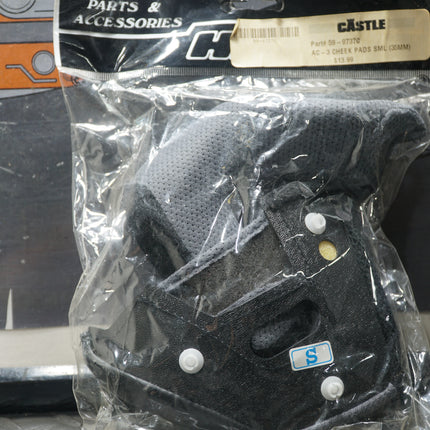 Castle AC-3 Helmet Cheek Pads 59-9737E – Large 35mm & Small 35mm