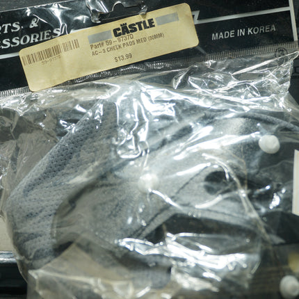 Castle AC-3 Cheek Pads M 30mm & XL 30mm Replacement Helmet Padding Inserts