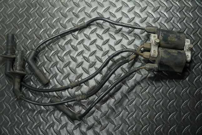 1997 Honda Shadow VT1100C Sabre Ignition Coils with Spark Plug Wires OEM