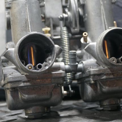 Mikuni 29mm Smoothbore Dual Carburetor Set Harley Shovelhead 1970s Restored