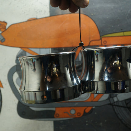 3.5” Chrome Exhaust Tip for Harley-Davidson Touring Models Slip-On Replacement