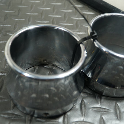 3.5” Chrome Exhaust Tip for Harley-Davidson Touring Models Slip-On Replacement