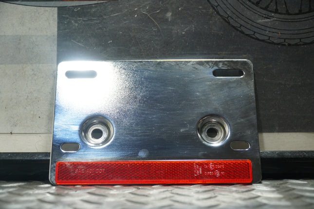 OEM Harley-Davidson Touring License Plate Bracket Chrome Mount – Nice Condition