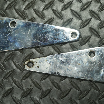 Harley Chrome Foot Forward Mid Control Mounting Plates Brackets